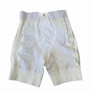 Vintage Girdle, White Satin, Adonna, L/XL 32